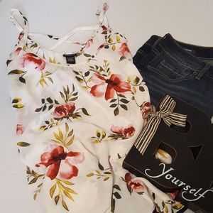 Torrid top floral print size 2